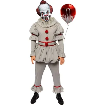 Karnevalový kostým Amscan / Riethmüller Kostým IT klaun Pennywise šedý, vel. L