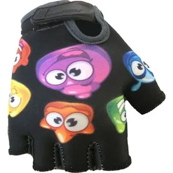 cyklistický dres rukavice dětské POLEDNIK Baby Želáci - Černá, 3