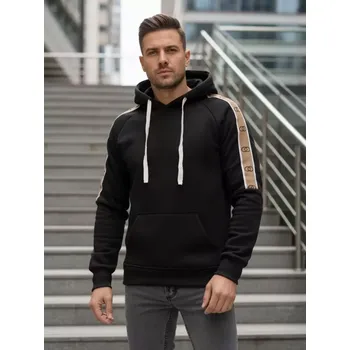 Pánské oblečení Pánská mikina DSTREET BX5941 ČERNÁ XXL