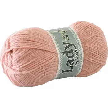 Příze Příze Lady de luxe 1001 světlá starorůžová
