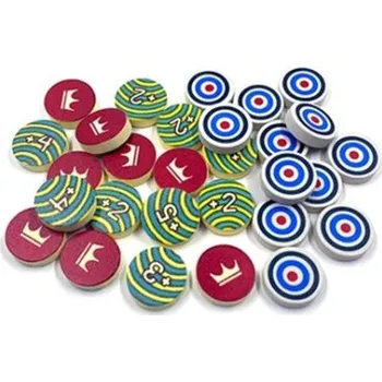 Příslušenství k deskovým hrám ODD Bird Games Feudum: Deluxe Wooden Pieces