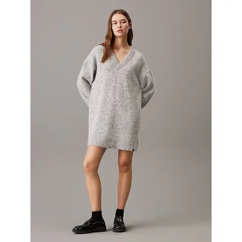 Dámské džíny Calvin Klein Jeans | Textured Sweat šaty | S