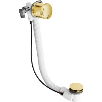 Sifon Polysan Vanový automat zlatá plast 71684G