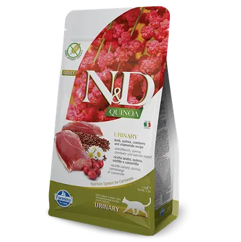 Krmivo pro kočku Farmina N&amp;D Quinoa feline URINARY DUCK 5 kg