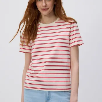 Dámské tričko Reserved - Pruhované tričko - vícebarevná - ZS434-MLC - ZS434-MLC-M