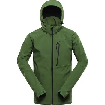Pánská bunda Pánská softshellová bunda s membránou ALPINE PRO HOOR zelená M