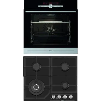 Set domácích spotřebičů Mora VTS 785 BXB + Plynová deska MORA VDP645GB9