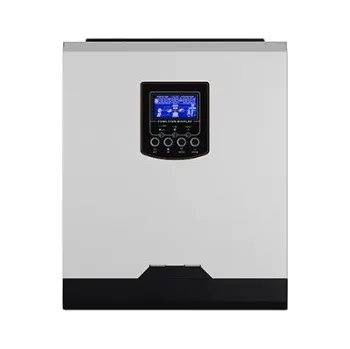 solární měnič Hybridní kombi měnič a solární regulátor Axpert VP 24V 3000W PF1, PMW solární regulátor (Kombinovaný měnič pro možnost nabíjení akumulátorů z veřejné sítě nebo agregátu)