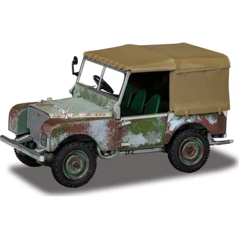 Plastikový model 1:48 Land Rover Series I 80", Light Green (Weathered)
