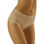 Wolbar Dámské kalhotky s vyšším pasem ECO-QI béžové Velikost: L