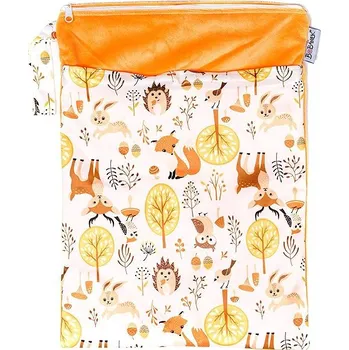 Pytel na pleny Bobánek Nepromokavá taška extra jemná normal - lesní zvířátka