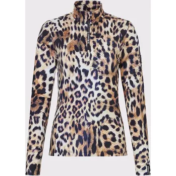 Dámská mikina Rehall Kimi-R dámská celopotištěná mikina, Leopard S