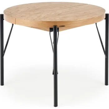 Jídelní stůl Rozkládací stůl TAYA, dub/černá + vyzvednutí ZDARMA