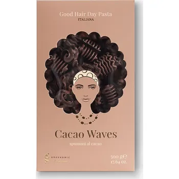 Příloha GREENOMIC Cacao Waves Italské těstoviny s kakaem, 500 g