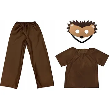 Karnevalový kostým KOSTÝM JEŽEK KALHOTY MASKA 98-110 3 díly