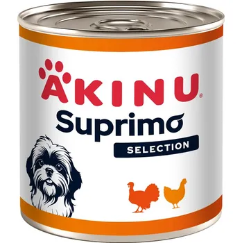 Krmivo pro psa Akinu SUPRIMO SELECTION Krůtí & kuřecí svalovina konzerva pro psy 400 g