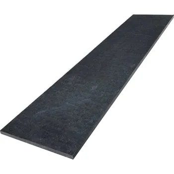 Nášlap na schod Čedičová stupnice Bazalt Black opalovaná 150x33x3 cm