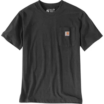 Pánské tričko CARHARTT WORKWEAR POCKET T-SHIRT CARBON HEATHER Velikost: L