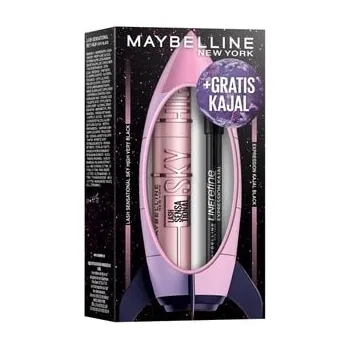 Make-up Maybelline Sky High Mascara + Expression Kajal Eyeliner - Xmas Coffret Sada na líčení očí