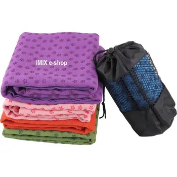 podložka na cvičení Cvičící podložka, ručník na jógu, pilates, strečink,.. Tmavě modrá