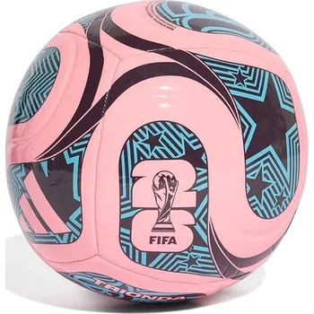 Fotbalový míč Adidas WC 26 Club, růžový vel. 5