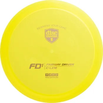 Disc golf Discmania FD1 C-line Barva: Žlutá - transparentní, Váha: 171 g
