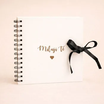 Fotoalbum Fotoalbum s gravírováním MILUJI TĚ, bílé