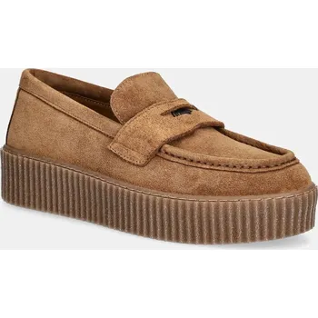 Dámské mokasíny Semišové mokasíny Weekend Max Mara Kapokloafer 2525526054600.AMBER.BR hnědá 82X, EUR 36