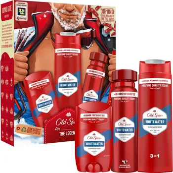 Tělová kosmetika Old Spice Whitewater Old Spice Whitewater deostick 50 g + Old Spice Whitewater deodorant ve spreji 150 ml + Old Spice Whitewater hydratační sprchový gel 250 ml
