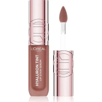 Přípravek na rty L’Oréal Paris Hyaluron Tint Lip Stain Serum tekutá rtěnka s hydratačním účinkem odstín 485 Nude Espresso 5 ml