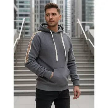 Pánské oblečení Pánská mikina DSTREET BX5945 ŠEDÁ XL