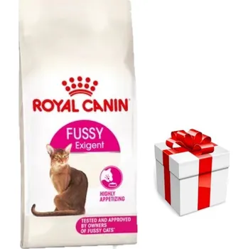 Krmivo pro kočku ROYAL CANIN Fussy Exigent 4kg suché krmivo pro dospělé vybíravé kočky + Překvapení pro kočku