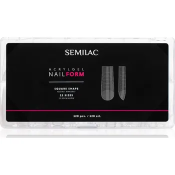 Semilac Accessories Acrylgel Nail Form šablony na nehty velikost Square 120 ks