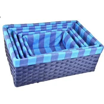 Úložný box Vingo Úložný box modrý Rozměry (cm): 26x18, v. 10