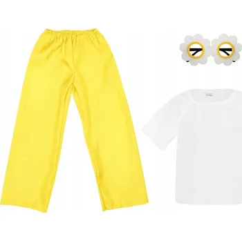 Karnevalový kostým KOSTÝM KVĚTINA KOSTÝM PAN JARO KALHOTY HALENKA BRÝLE SEDMIKRÁSKA 98-110