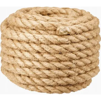 Železářství Jutový provázek, jutové lano na škrabadlo, dekorační drát 8mm 30m