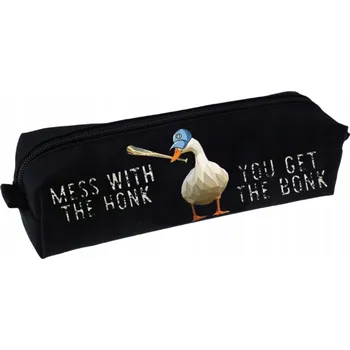 Penál Černý PENÁL tuba ŠKOLNÍ kostka HUSA