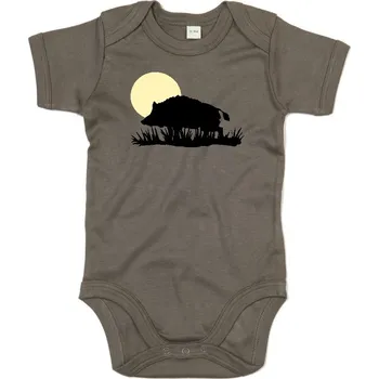 Kojenecký body Dětské body Divočák v měsíci Velikost: 0-3 m