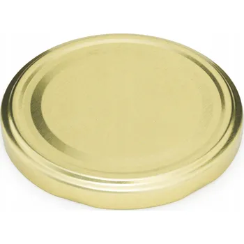 Víčko na zavařovací sklenici Víčko Sezon Šroubovací Víčko 8,2 cm 10 zlatých kusů