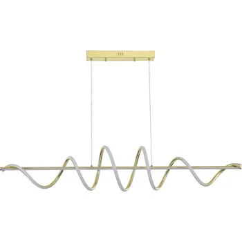 Zuma Line MS902-GD - LED Lustr na lanku ESERO LED/60W/230V zlatá