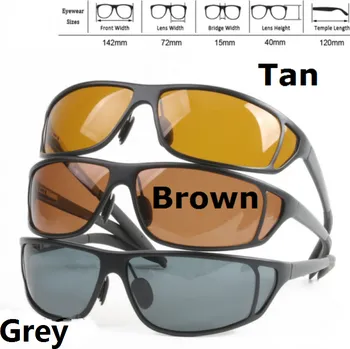 Sluneční brýle Polarizační brýle Titanium s boční výplní Tan