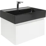 Swiss aqua technologies Koupelnová skříňka s baterií a umyvadlem SAT Evolution 1 58x30x44,8 cm bílá mat SATEVO60WMU2BBA