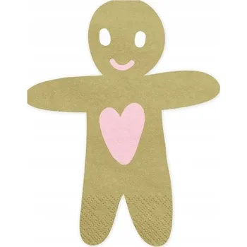 Papírový ubrousek Ubrousky na sušenky, 16 x 13 cm (1 balení / 20 ks)