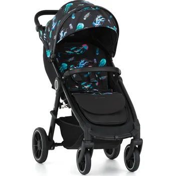 Kočárek pro psa PETITE&MARS Kočárek sportovní Street2 RWS Black Limited 100 Jellyfish Complete