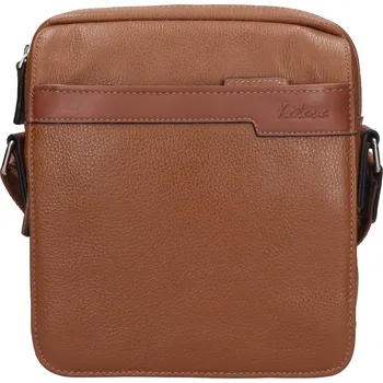 Pánská aktovka Pánská kožená taška na doklady Katana Magnus - hnědá