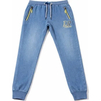 xcena Dětské jeansové tepláky modré Velikost: 140