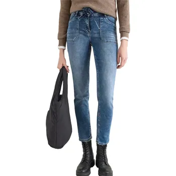 Dámské džíny Dámské moderní slim jeans Cecil Scarlett 380539 mid blue velikost 29/30