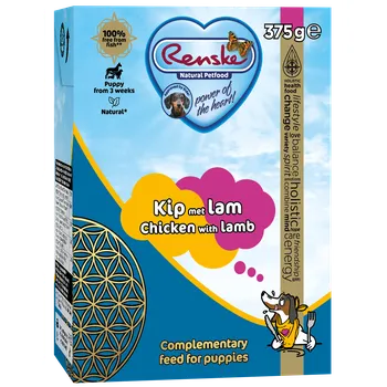 Krmivo pro psa Renske Tetra pak menu pro štěňata - čerstvé kuře a jehně 375g