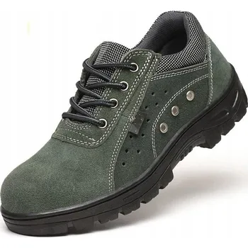 Pracovní obuv Pracovní polobotky BESTBOY Półbuty robocze S1 skórzane zamszowe 46