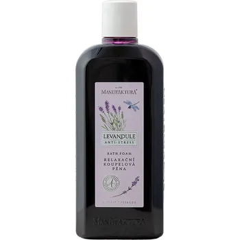 Tělová kosmetika Manufaktura Antistres & Aromatherapy pěna do koupele LEVANDULE 300 ml